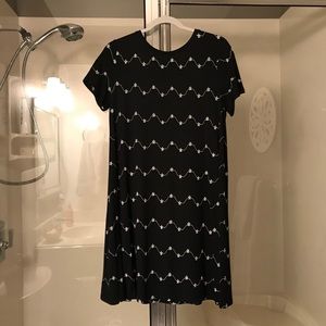 Loft Black Swing Dress